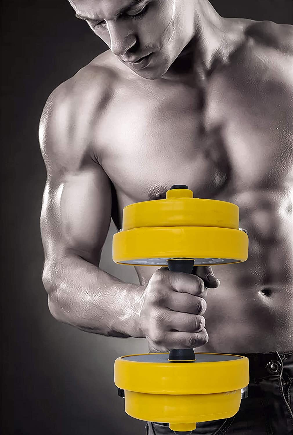 Nice C Adjustable Dumbbell Barbell Weight Pair, Free Weights