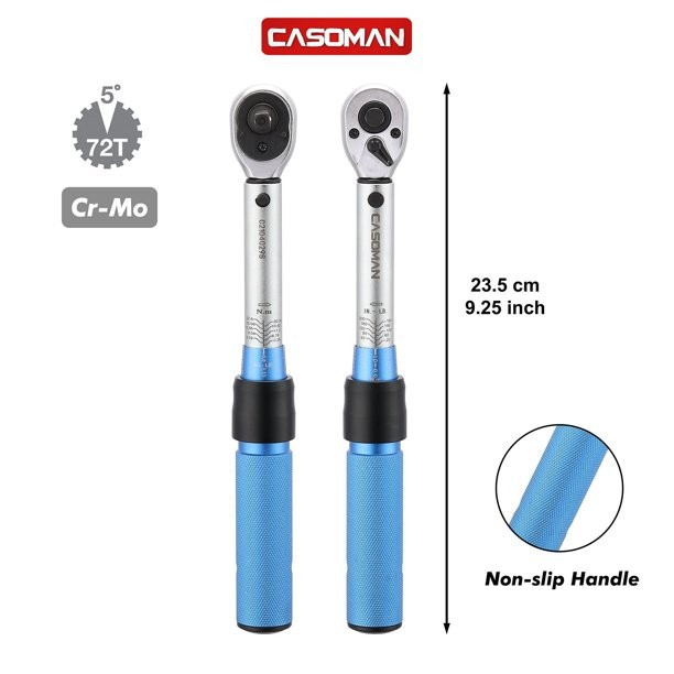 CASOMAN 1/4-inch Drive Click Torque Wrench Set