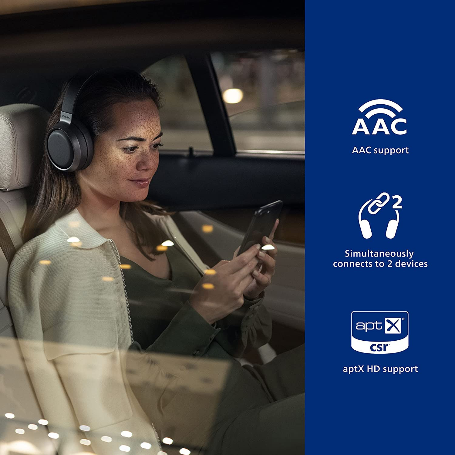 Philips Fidelio L3 Flagship Over-Ear Wireless Headphones with