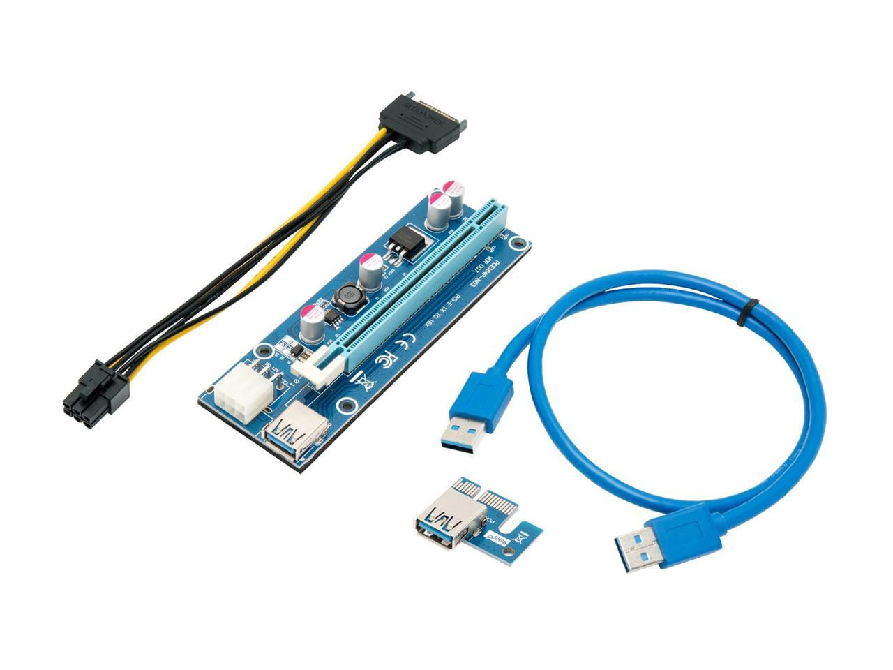 Rosewill RCRC-17001 Mining Riser Card, PCIe 16x USB 3.