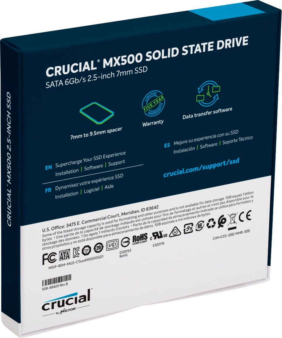 Crucial - MX500 4TB Internal SSD SATA