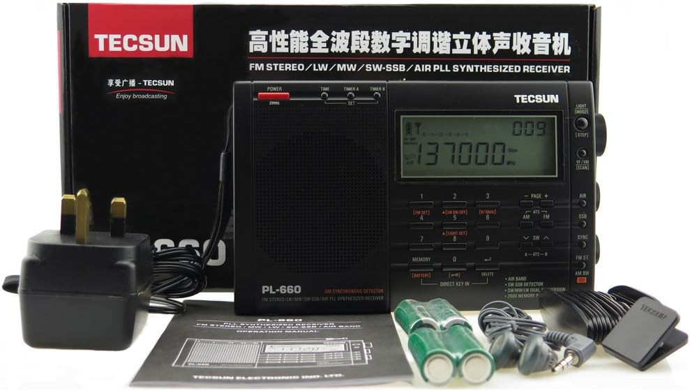 Tecsun PL-660 Portable AM/FM/LW/Air Shortwave World Band Radio