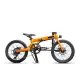 Qubit X2 Folding Electric Bike in Red White Black Yellow Orange