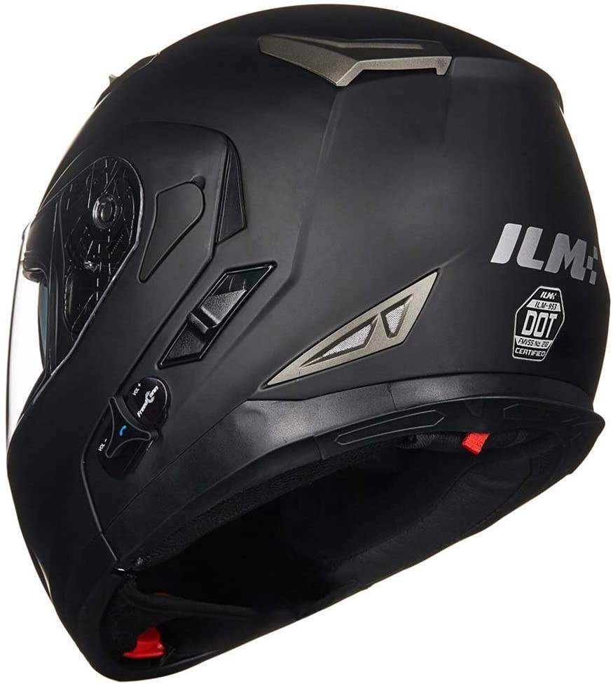 ILM Bluetooth Integrated Modular Flip up Full Face Motorcycle