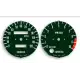 Yamaha RD400 76-78 Black Gauge Faces