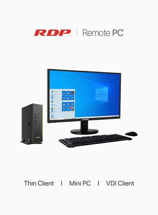 RDP Remote PC - Intel® Pentium Processor J3710, 4GB, 500GB HDD