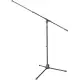 Musician's Gear Tripod Mic Stand with Telescoping Boom Black