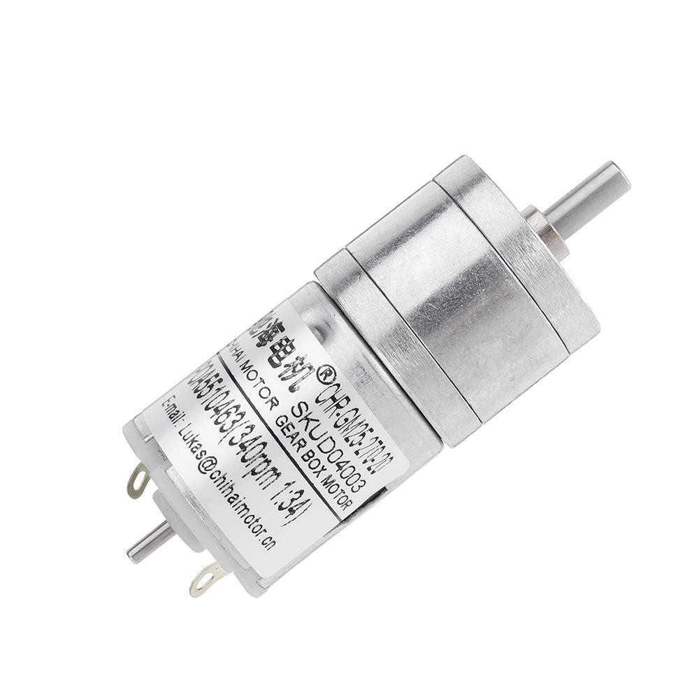 Chihai DC 7.4V 340rpm 550rpm Reduction Motor DC Geared Motor