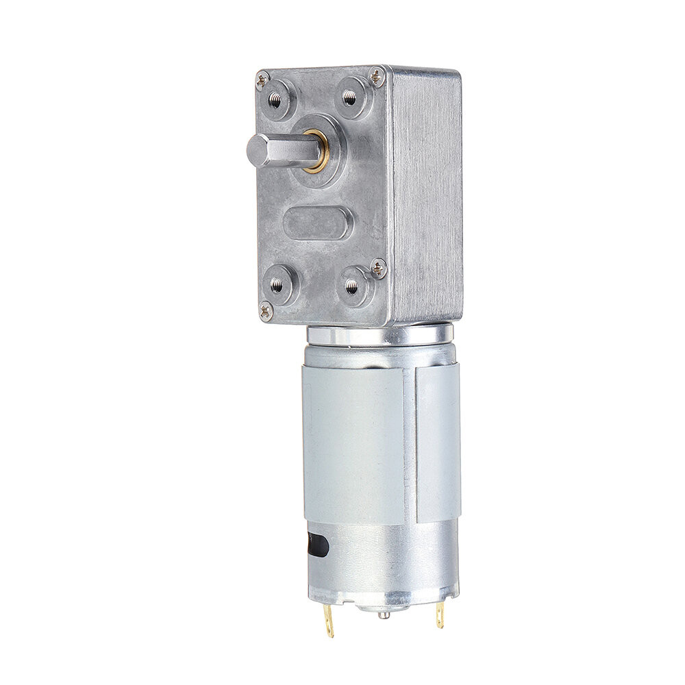 JGY395 DC 12V 5/20/40/70/100rpm High Torque Turbo Worm Geared