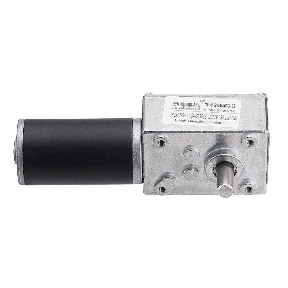 ChiHai CHW-4058-3162 Double Shaft Metal Gear Motor DC 12/24V