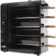 Brazilian Flame Gas Rotisserie Grill with 5 Skewers and Upper
