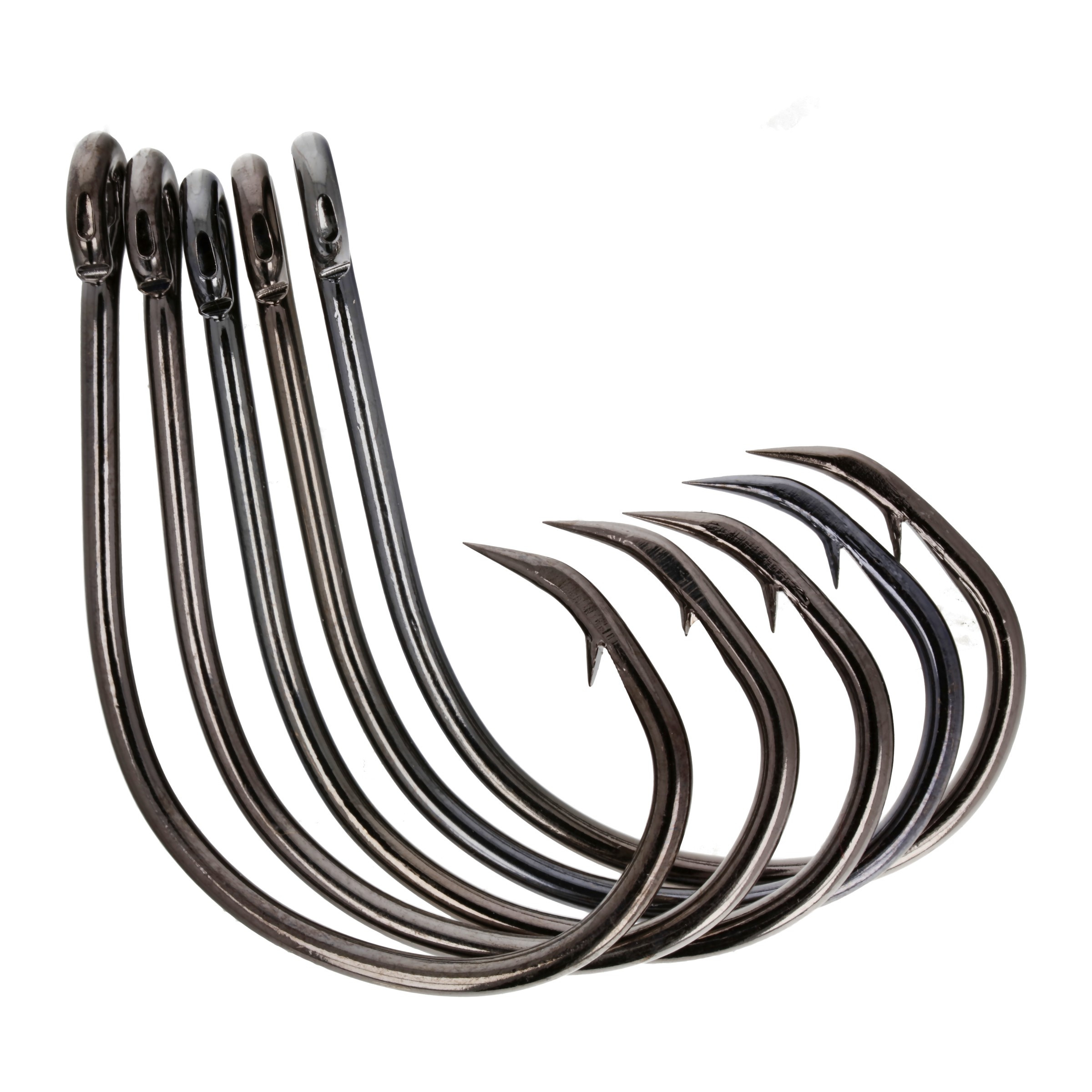 Lazer Sharp L197BKU3-6/0 Circle Offset Hook, Size 6/0