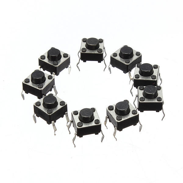 Geekcreit® 100pcs Mini Micro Momentary Tactile Touch Switch
