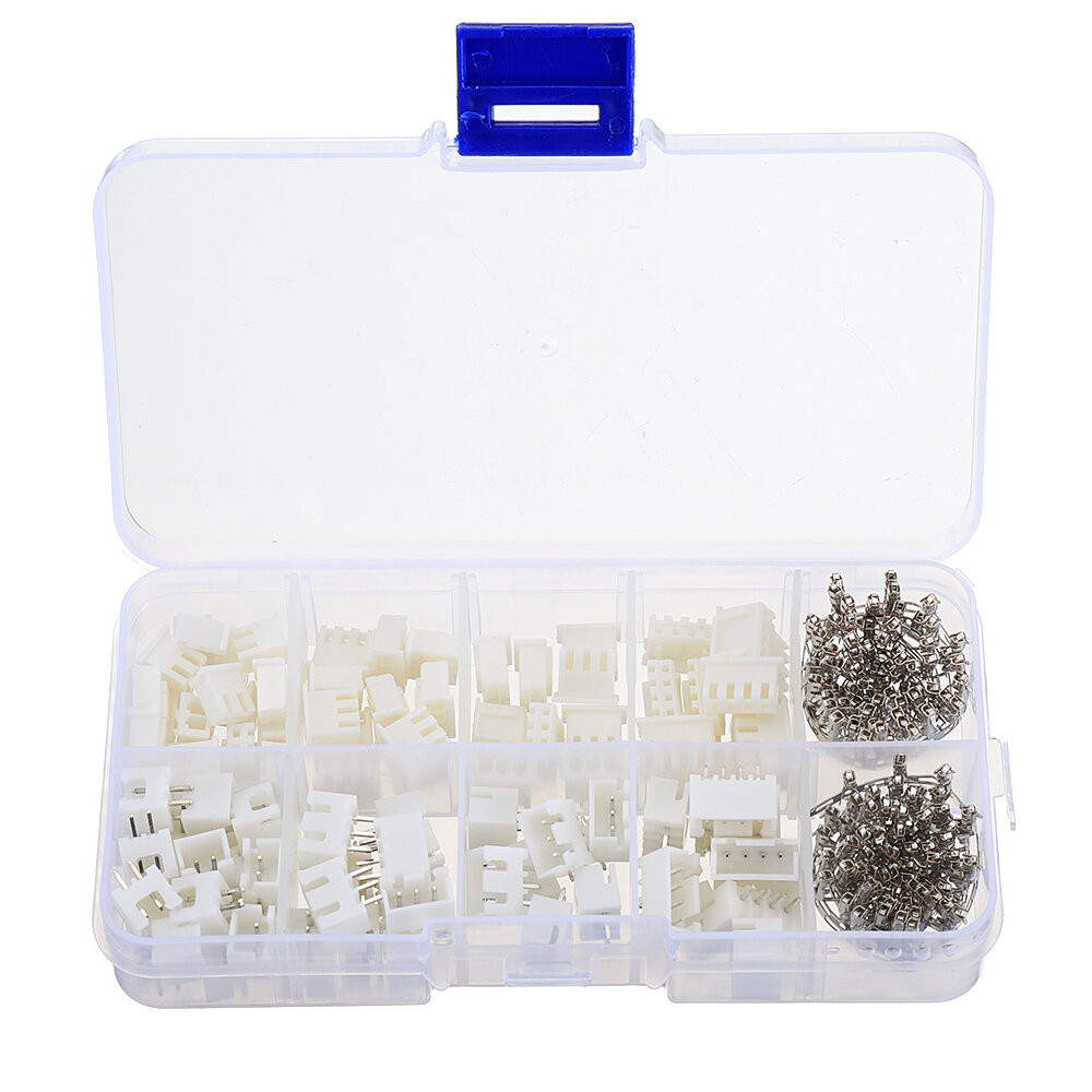 230pcs XH2.54 2p 3p 4p 5 pin 2.